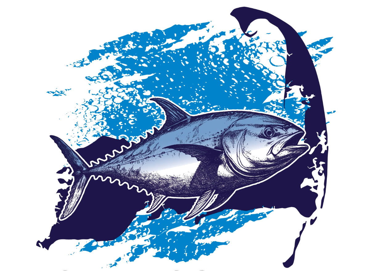 Cape Cod Bay Tuna Tournament bluefin tuna logo